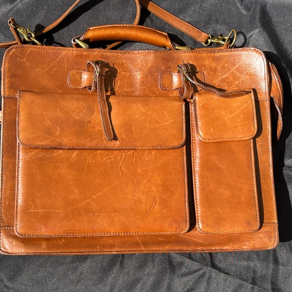 Wilsons Leather Bags Vintage Wilsons Leather Brown Distressed